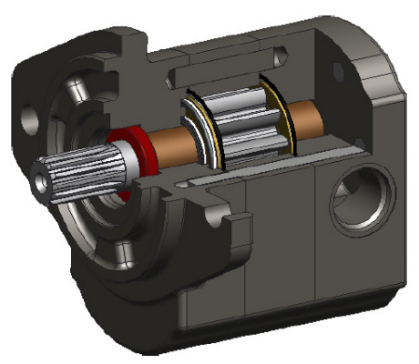 Насос гидравлический с чугунным корпусом рабочий объем (см3/об) 7.0 HEMA 1CP2-070 Станции водоснабжения #2