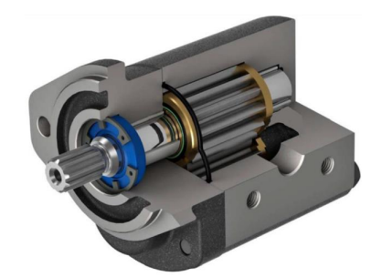 Мотор-редуктор с чугунным корпусом рабочий объем (см3/об) 19.0 HEMA 1CM1-019 Моторы и вентиляторы охлаждения радиатора #2