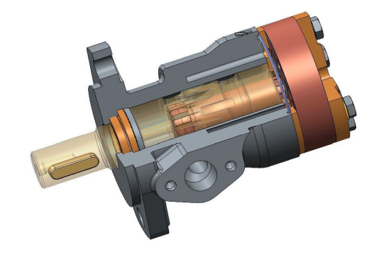 Двигатель орбитальный типа Geroller объем передачи (см3/об) 490 HEMA HMH 500 Электродвигатели #4