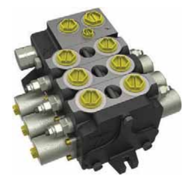 Клапан с закрытой центральной секцией и общим расходом (180 л/мин) HEMA MV183 Клапана впускные и выпускные
